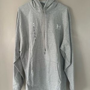 NWT Under Armour Mens Fleece Hoodie Sweatshirt 2xl Loose Fit